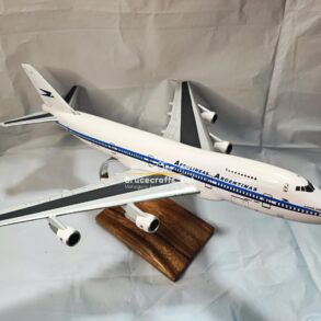 Model of B747-200 Aerolineas Argentinas with detailed craftsmanship.